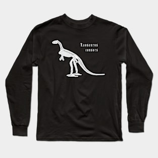 🦖 Fossil Skeleton of Laosaurus consors Dinosaur Species Long Sleeve T-Shirt